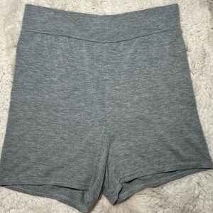 Gray Mini Shorts
